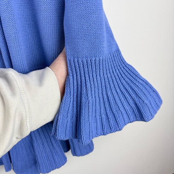 Women’s Vintage Open Cardigan Sweater Jacket Ruffle Bell Sleeves Small P NWT New - Picture 3 of 8